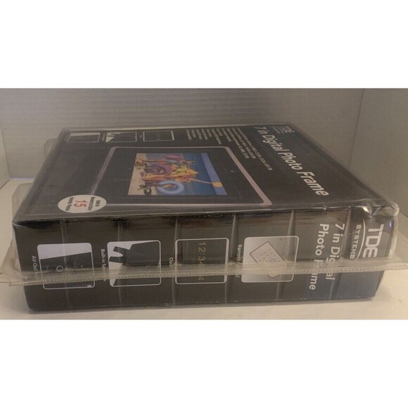 TDE SYSTEMS 7 INCH DIGITAL PHOTO FRAME NEW IN THE BOX. - Picture 4 of 5